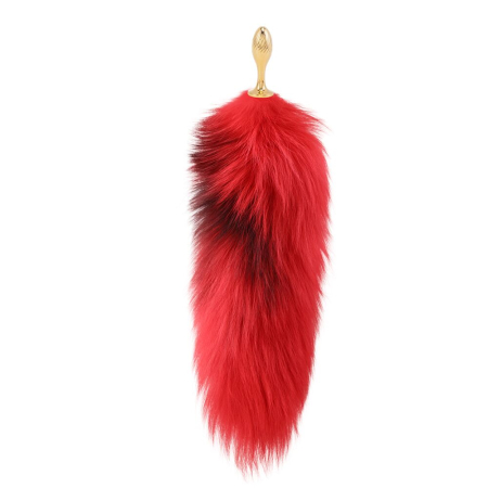Анальна пробка з хвостом лисиці LOCKINK SEVANDA Red Vixen Set with Pear-shape Plug №2