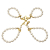Перлинні наручники та поножі LOCKINK Pearl Bondage & Restraint Set - фото