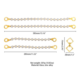 Перлинні наручники та поножі LOCKINK Pearl Bondage & Restraint Set - - фото №9