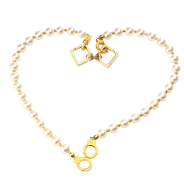 Перлинні наручники та поножі LOCKINK Pearl Bondage & Restraint Set - - фото №3