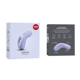 Накладний вібратор Fun Factory LAYA III soft violet, ефект постукування пальцем - - фото №11