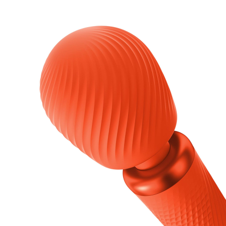 Вібромасажер Fun Factory VIM Vibrating Wand sunrise orange, суперпотужний та легкий, до 6 годин роботи - фото №6