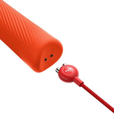 Вібромасажер Fun Factory VIM Vibrating Wand sunrise orange, суперпотужний та легкий, до 6 годин роботи - фото №7