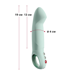 Пульсатор для точки G Fun Factory STRONIC G FORTE sage green, 8 режимів, суперпотужний - - фото №2