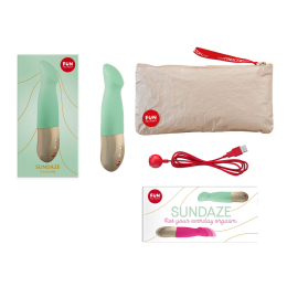 Вібратор-пульсатор Fun Factory SUNDAZE pistachio - - фото №7