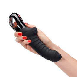 Вібратор для точки G Fun Factory TIGER black, ребристий, підходить для анальної стимуляції - - фото №4