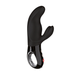 Вібратор-кролик Fun Factory MISS BI black, 2 незалежні мотори, діаметр 4,2 см - фото