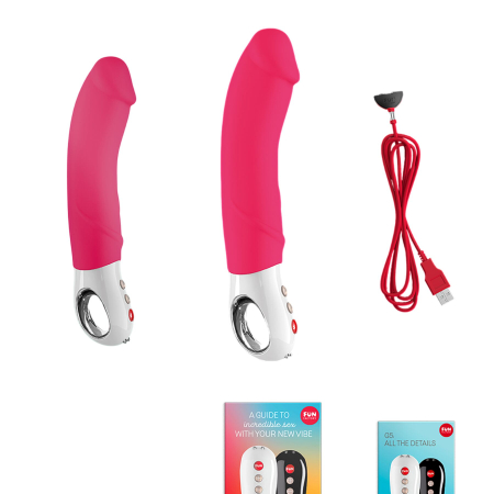 Вібратор для точки G Fun Factory BIG BOSS pink, дуже потужний, 23,5 см №6