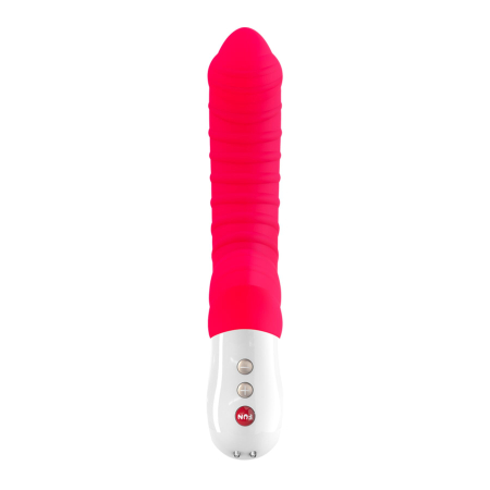 Вібратор для точки G Fun Factory TIGER india red, ребристий, підходить для анальної стимуляції №2