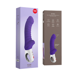Вібратор для точки G Fun Factory TIGER violet, ребристий, підходить для анальної стимуляції - - фото №7