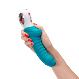 Вібратор для точки G Fun Factory TIGER petrol, ребристий, підходить для анальної стимуляції - - фото №6