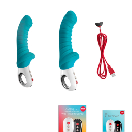 Вібратор для точки G Fun Factory TIGER petrol, ребристий, підходить для анальної стимуляції - - фото №7