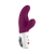 Вібратор-кролик Fun Factory MISS BI grape/white, 2 незалежні мотори, діаметр 4,2 см 