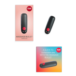 Віброкуля Fun Factory Massage BULLET, чорна, діаметр 2,5 см, 3 швидкості, 3 малюнки вібрації - - фото №4