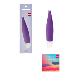 Вібратор з пелюстками Fun Factory VOLITA, фіолетовий, компактний, дуже тихий, на батарейках - - фото №6