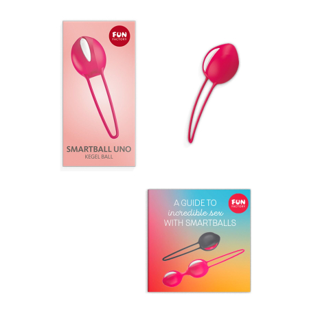 Вагінальна кулька SMARTBALL UNO, червона, одинарна, діаметр 3,6 см №6