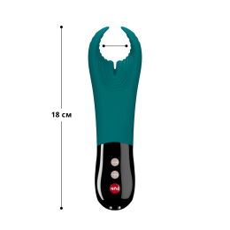 Вібратор для пеніса Fun Factory MANTA deep sea blue/black, підходить для парних ігор - - фото №2