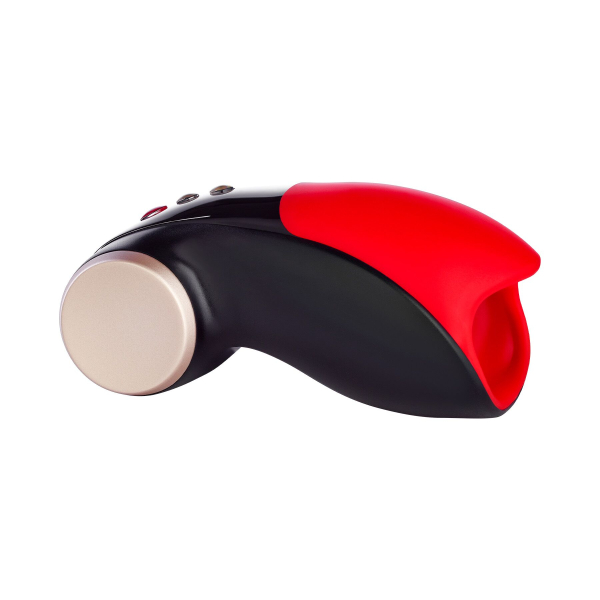 Мастурбатор для головки пеніса Fun Factory COBRA LIBRE II black/red, 2 мотори, гра без рук - фото
