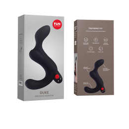 Масажер простати Fun Factory DUKE black, стимуляція промежини, знімна віброкуля - - фото №6