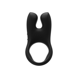 Ерекційне віброкільце з подвійною стимуляцією клітора Fun Factory N?S black, 2 мотори - - фото №2