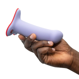 Фалоімітатор Fun Factory AMOR, бузковий, довжина 14,6 см, діаметр 3,7 см, вигнутий - - фото №5