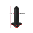 Фалоімітатор Fun Factory AMOR, чорний, довжина 14,6 см, діаметр 3,7 см, вигнутий - фото №2