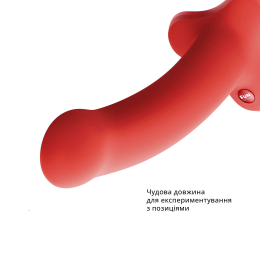 Фалоімітатор Fun Factory MAGNUM, помаранчевий, дуже гнучкий, довжина 18,3 см, діаметр 3,7 см - - фото №5