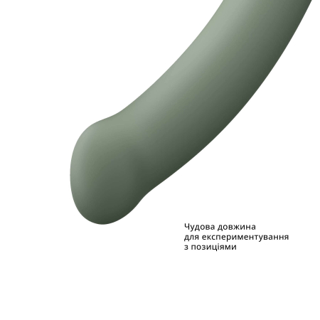 Фалоімітатор Fun Factory MAGNUM, оливковий, дуже гнучкий, довжина 18,3 см, діаметр 3,7 см - фото №4