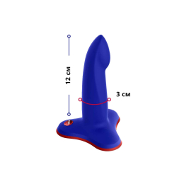 Фалоімітатор Fun Factory LIMBA FLEX S, синій, гнучкий, з ефектом пам’яті, підходить для точки G - - фото №2