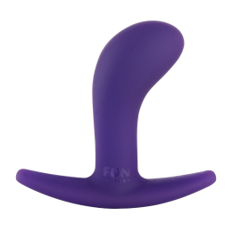 Анальна пробка Fun Factory BOOTIE, S, фіолетова, діаметр 2,8 см, тонкий обмежувач - фото