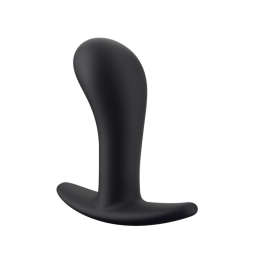 Анальна пробка Fun Factory BOOTIE S, чорна, діаметр 2,8 см, тонкий обмежувач - - фото №3
