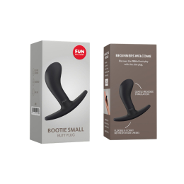 Анальна пробка Fun Factory BOOTIE S, чорна, діаметр 2,8 см, тонкий обмежувач - - фото №5