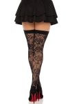 Панчохи Leg Avenue Wild rose net thigh highs One Size Панчохи Leg Avenue Wild rose net thigh highs One Size - фото №2