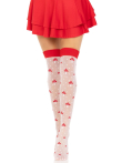 Панчохи Leg Avenue Polka Dot Mushroom Thigh Highs One Size Панчохи Leg Avenue Polka Dot Mushroom Thigh Highs One Size - фото №5