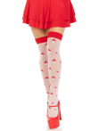 Панчохи Leg Avenue Polka Dot Mushroom Thigh Highs One Size Панчохи Leg Avenue Polka Dot Mushroom Thigh Highs One Size - фото №3