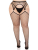 Панчохи Leg Avenue Stokings with O-ring Attached Garter Belt Black 1X/2X 