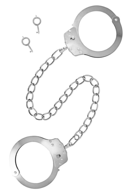 Поножі Fetish Tentation Adjustable metal ankle cuffs - фото