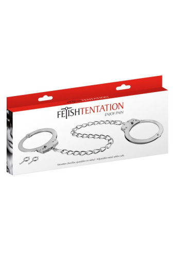 Поножі Fetish Tentation Adjustable metal ankle cuffs №4