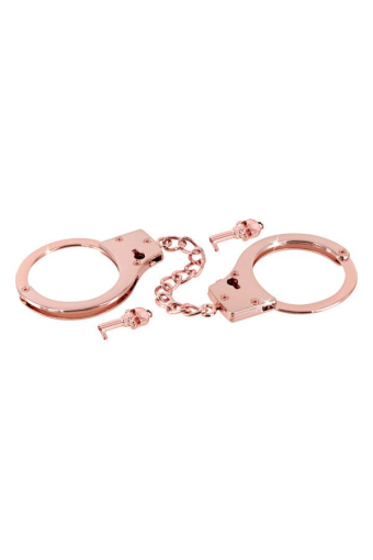 Наручники Fetish Tentation Premium Chick wrist cuffs in rose-gold metal №3