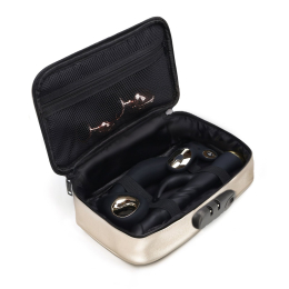 Кейс для іграшок Dorcel DISCREET BOX LUXURY GOLD, кодовий замок, 27?16?7,62 см - - фото №3