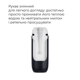 Інтерактивний смарт-мастурбатор з вібрацією та посмоктуванням Svakom Sam Neo 2 Pro, підігрів до 38 °C - - фото №12