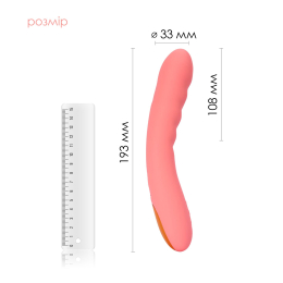 Смарт-вібратор з пульсацією Svakom Ava Neo Peach Pink, 15 режимів роботи, водонепроникний - - фото №3