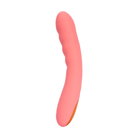 Смарт-вібратор з пульсацією Svakom Ava Neo Peach Pink, 15 режимів роботи, водонепроникний - фото