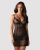(SALE) Сорочка Obsessive Alluria chemise & thong L/XL - фото