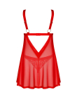 Бебі-дол Obsessive Elianes babydoll & thong XL/2XL Бебі-дол Obsessive Elianes babydoll & thong XL/2XL - фото №4