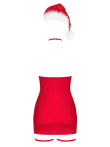 Сорочка Obsessive Kissmas chemise red S/M Сорочка Obsessive Kissmas chemise red S/M - фото №4