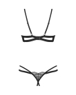 Комплект Obsessive Nutris 2-pcs crotchless set M/L Комплект Obsessive Nutris 2-pcs crotchless set M/L - фото №4