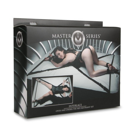 Розтяжка на ліжко Master Series Interlace Bed Restraint Set №7