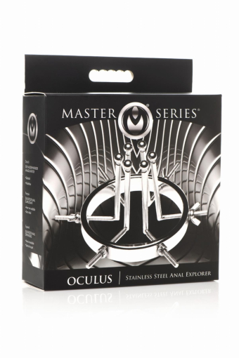 Анальний розширювач Master Series Oculus Stainless Steel Anal Explorer - фото №9