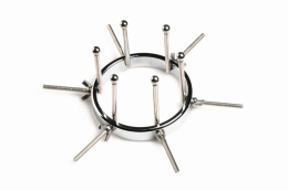 Анальний розширювач Master Series Oculus Stainless Steel Anal Explorer - - фото №3